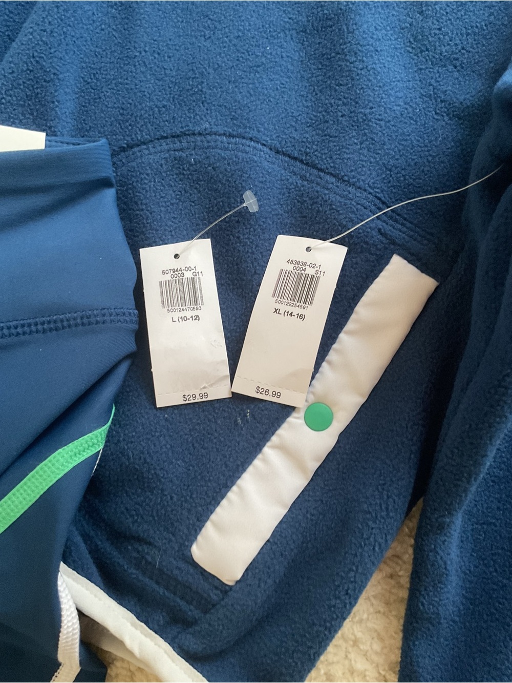 (NWT) Old Navy Active Powersoft Leggings & Performance fleece matching set - Picture 3 of 5